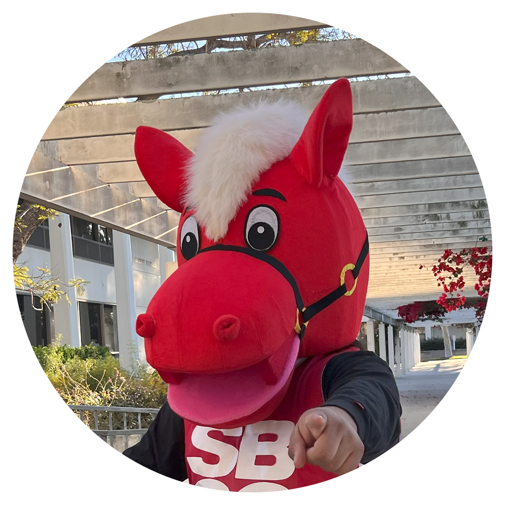 placeholder photo of Red the mascot